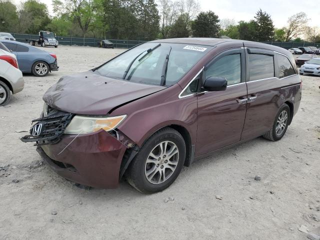 Lot #2524377016 2011 HONDA ODYSSEY EX salvage car