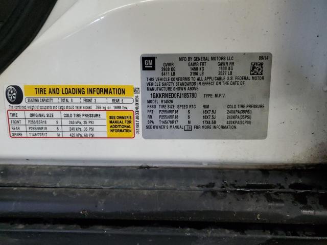 2015 GMC Acadia Sle VIN: 1GKKRNED0FJ185780 Lot: 48139964