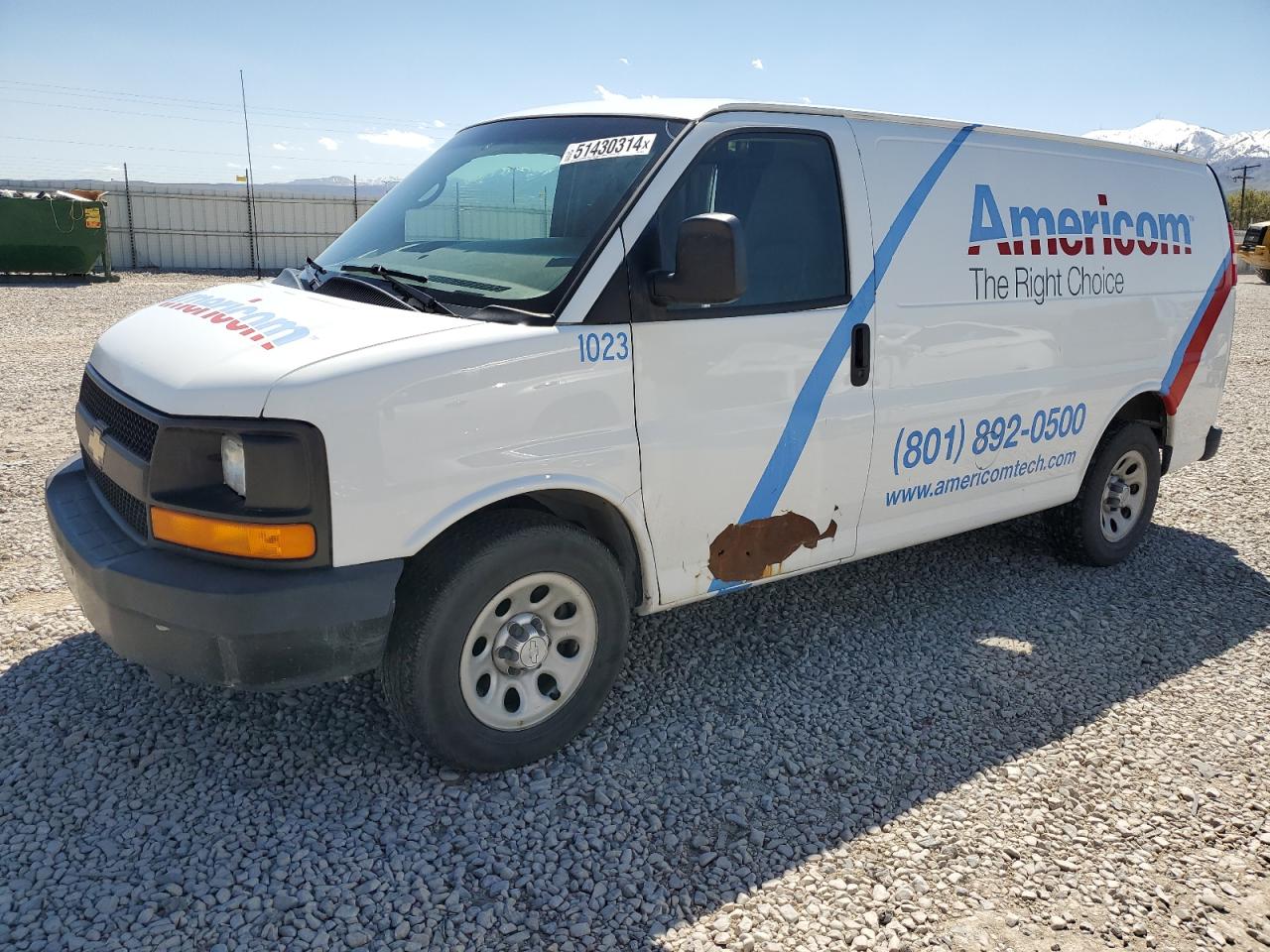 1GCSGAFX5E1183718 2014 Chevrolet Express G1500