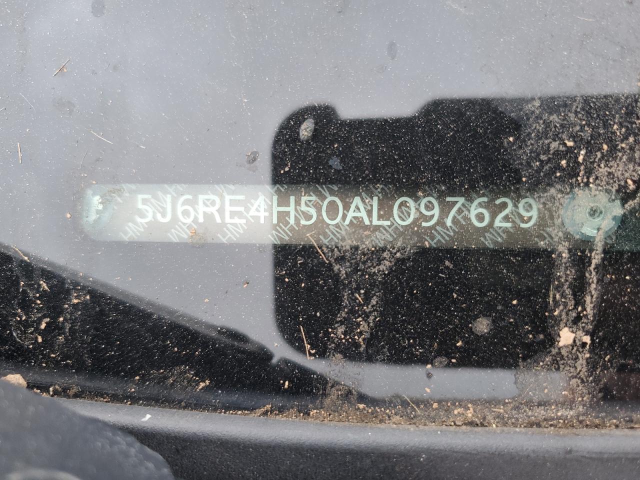 5J6RE4H50AL097629 2010 Honda Cr-V Ex