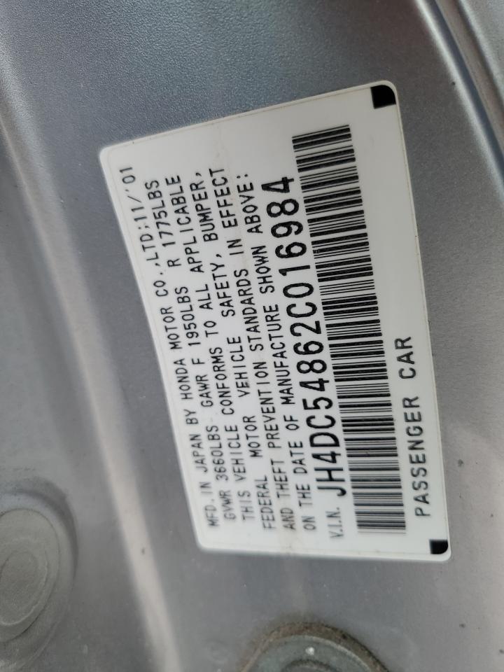 JH4DC54862C016984 2002 Acura Rsx