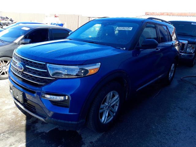 Lot #2463738503 2022 FORD EXPLORER X salvage car