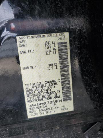 2016 NISSAN ALTIMA 2.5 - 1N4AL3APXGC206904