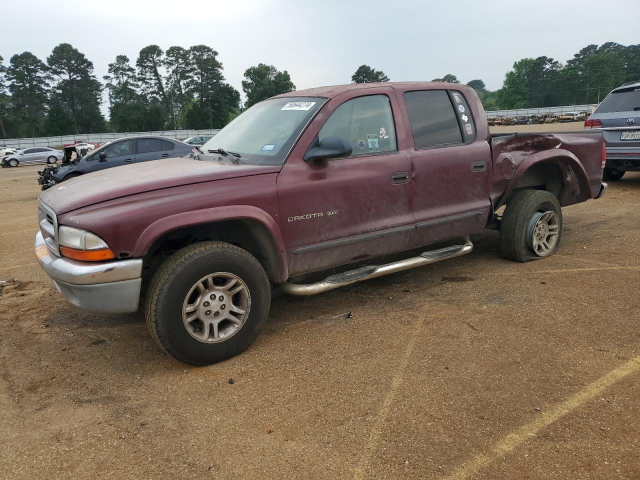 1B7HG48X52S615710 2002 Dodge Dakota Quad Slt