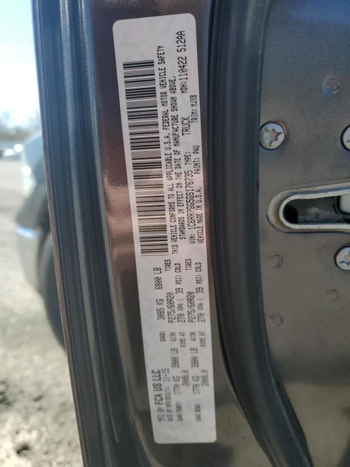 1C6RR7GG5GS176735 2016 Ram 1500 Slt