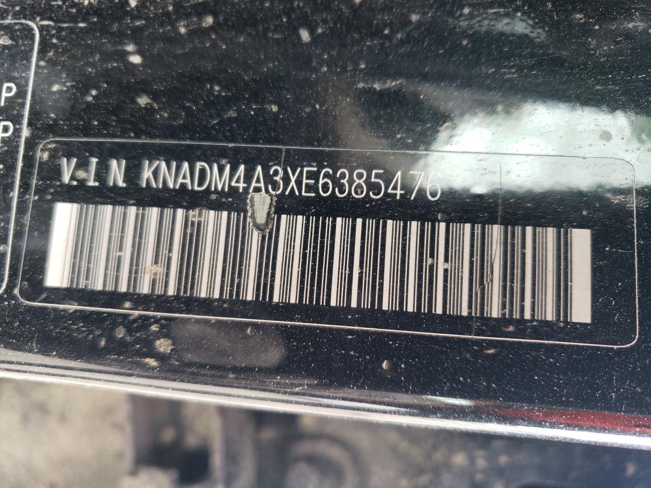 KNADM4A3XE6385476 2014 Kia Rio Lx