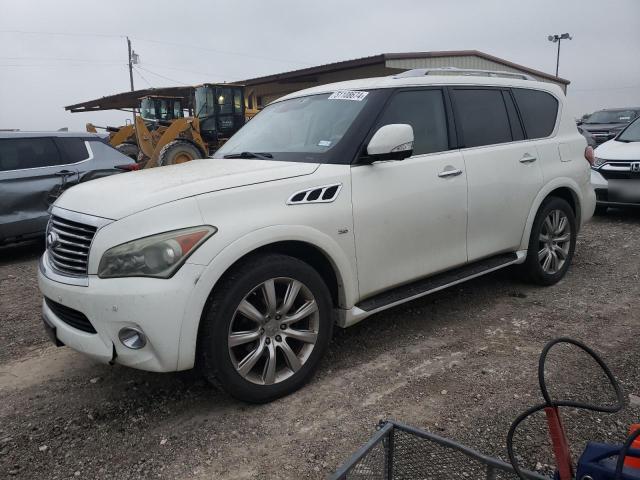 Lot #2478146775 2014 INFINITI QX80 salvage car