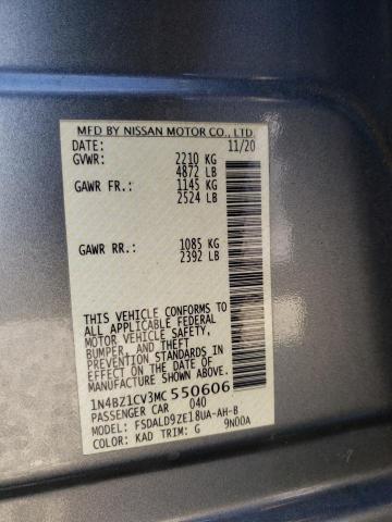 2021 NISSAN LEAF SV PL - 1N4BZ1CV3MC550606