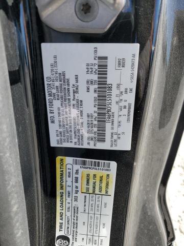 2020 Ford Mustang Gt VIN: 1FA6P8CF5L5101083 Lot: 51108684