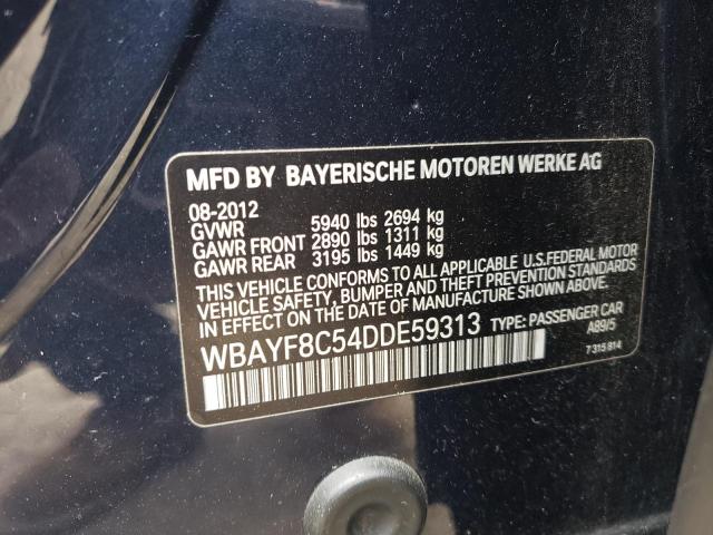 VIN WBAYF8C54DDE59313 2013 BMW 7 Series, 750 Lxi no.12