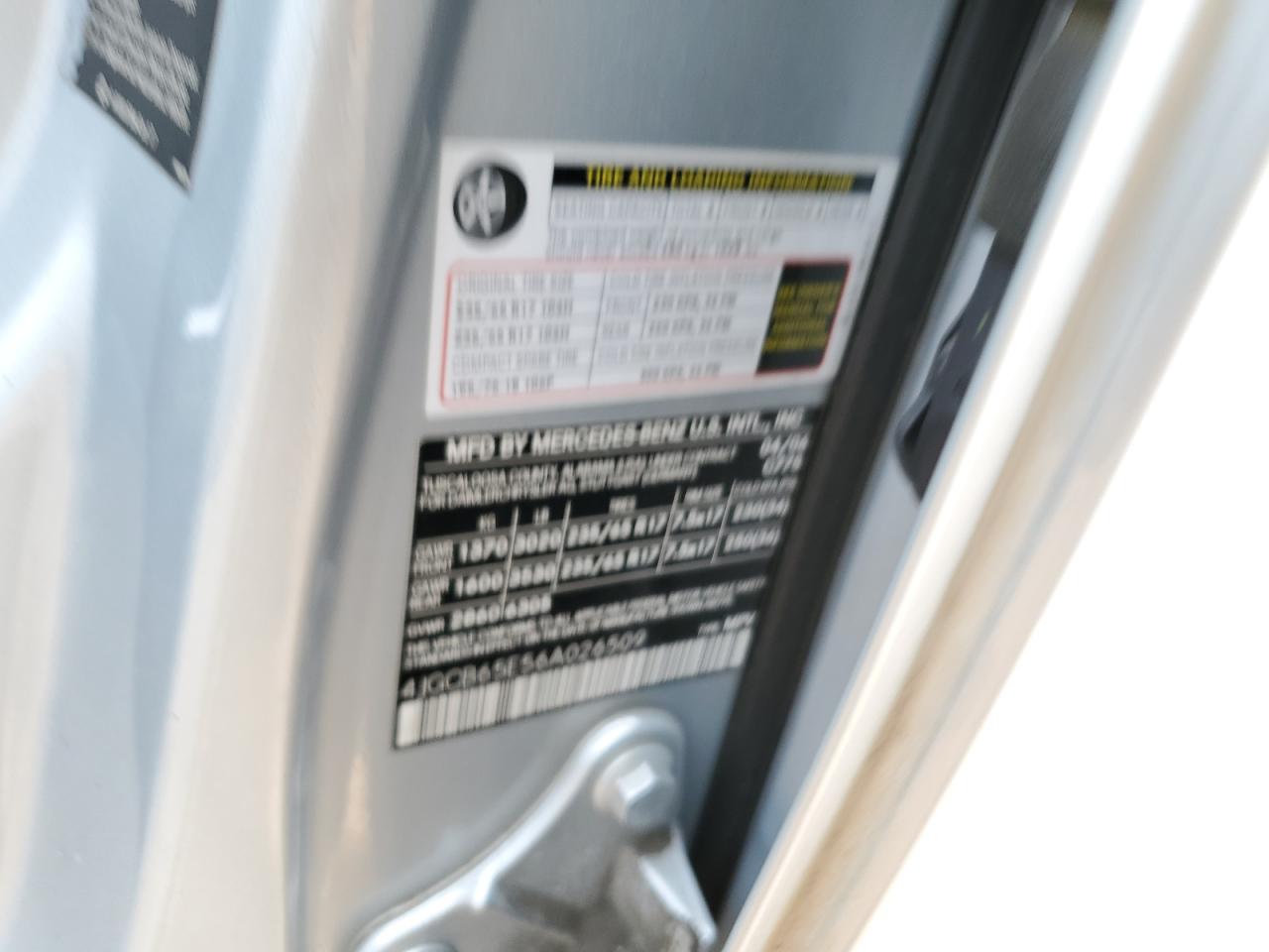 4JGCB65E56A026509 2006 Mercedes-Benz R 350