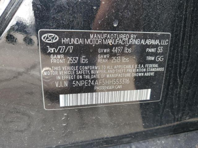 2017 HYUNDAI SONATA SE - 5NPE24AF5HH553316