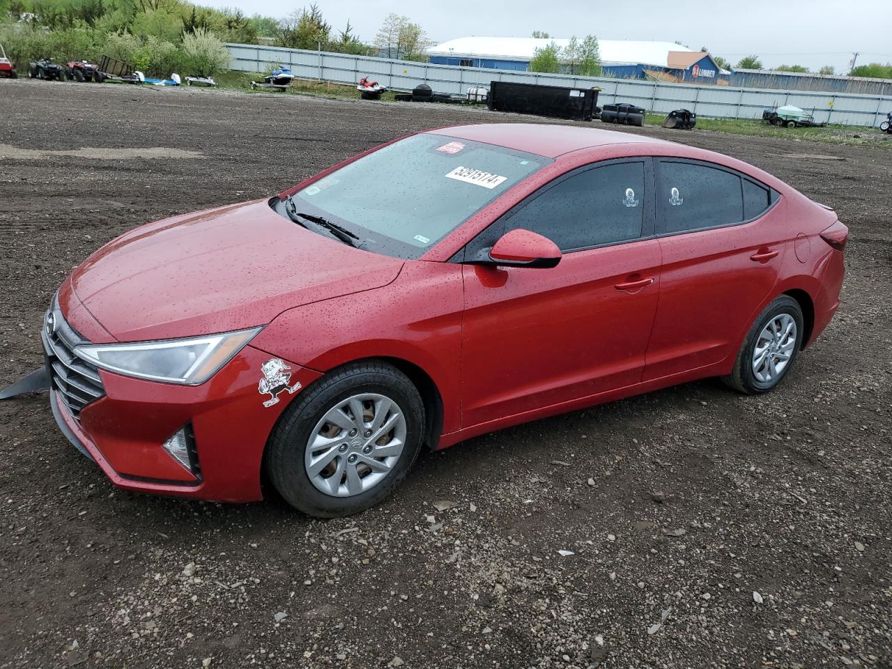 2019 Hyundai Elantra Se vin: KMHD74LF8KU778879