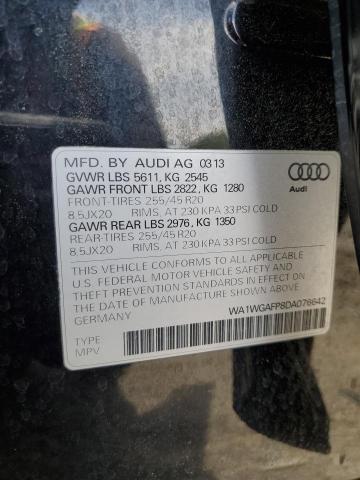 VIN WA1WGAFP8DA076642 2013 Audi Q5, Prestige no.13