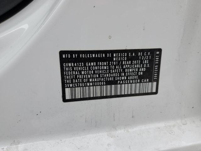 2021 Volkswagen Jetta S VIN: 3VWC57BU1MM100065 Lot: 49862524