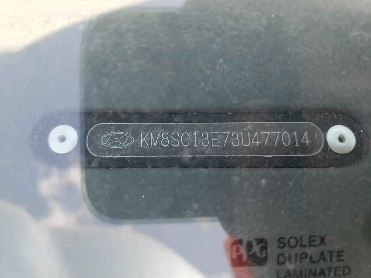 KM8SC13E73U477014 2003 Hyundai Santa Fe Gls