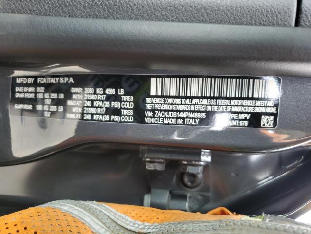 2022 Jeep Renegade Latitude VIN: ZACNJDB14NPN48985 Lot: 52923544