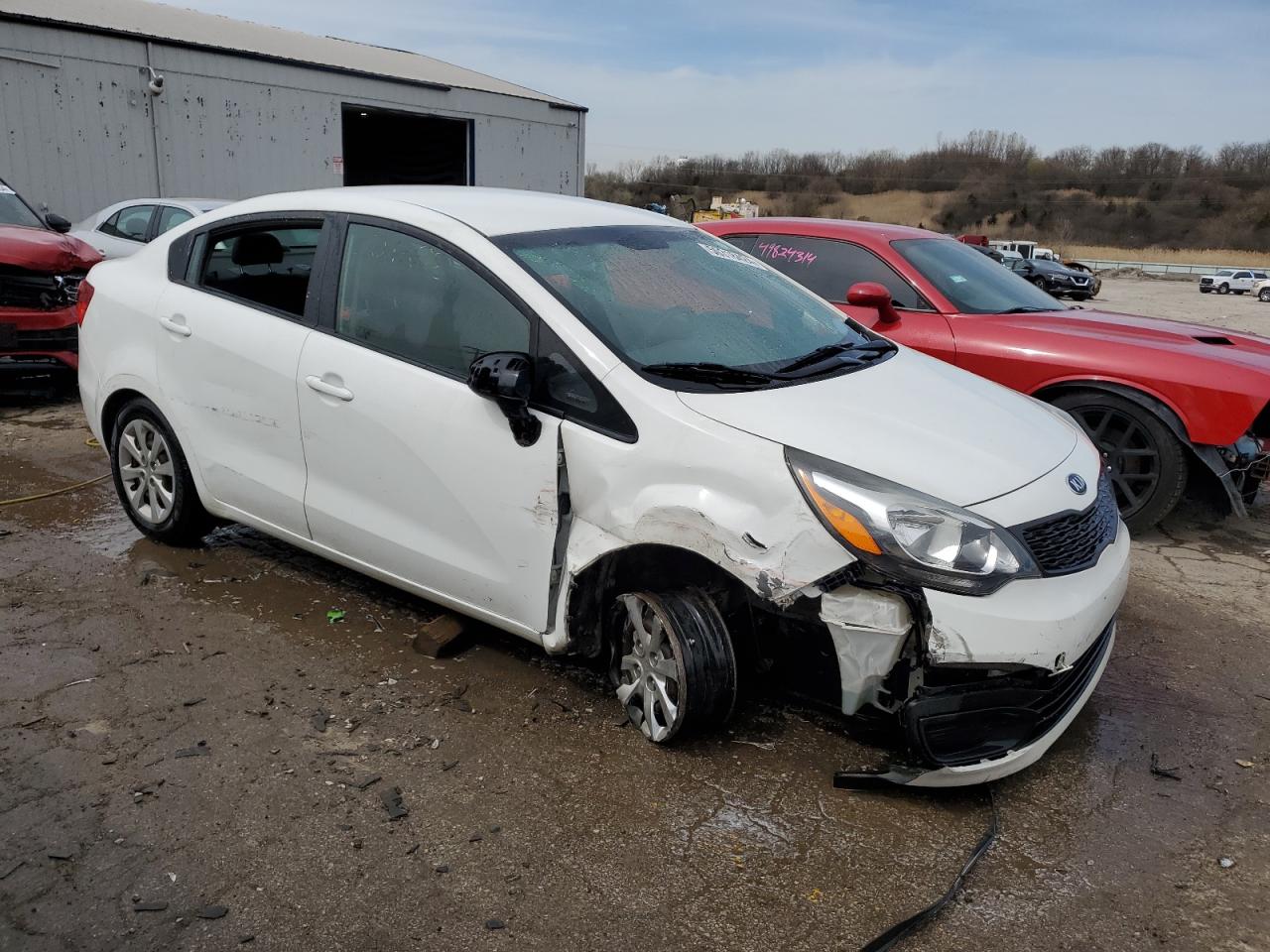 KNADM4A35E6370173 2014 Kia Rio Lx