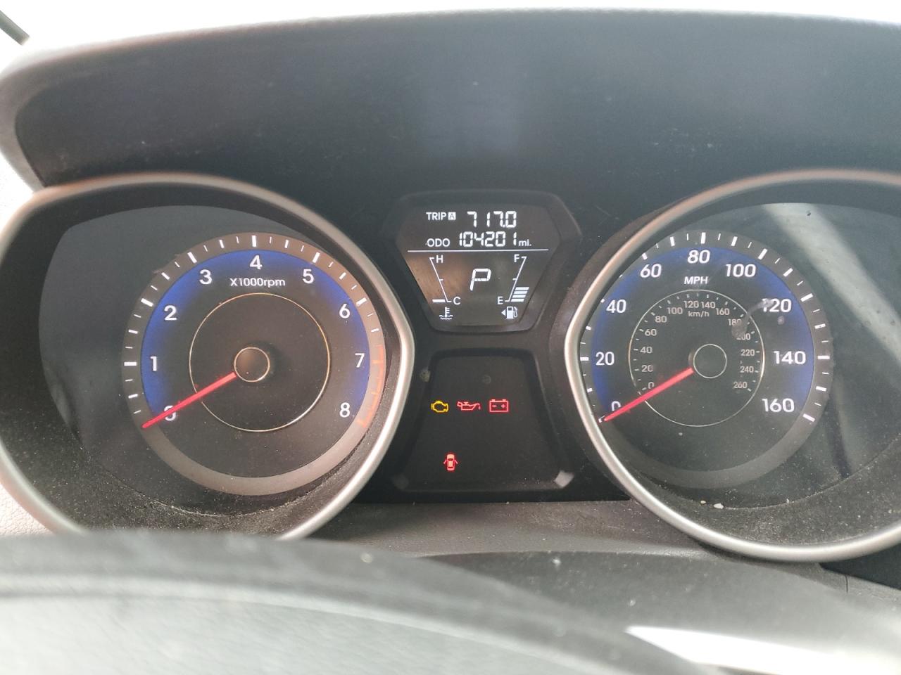 KMHDH4AE8DU972841 2013 Hyundai Elantra Gls