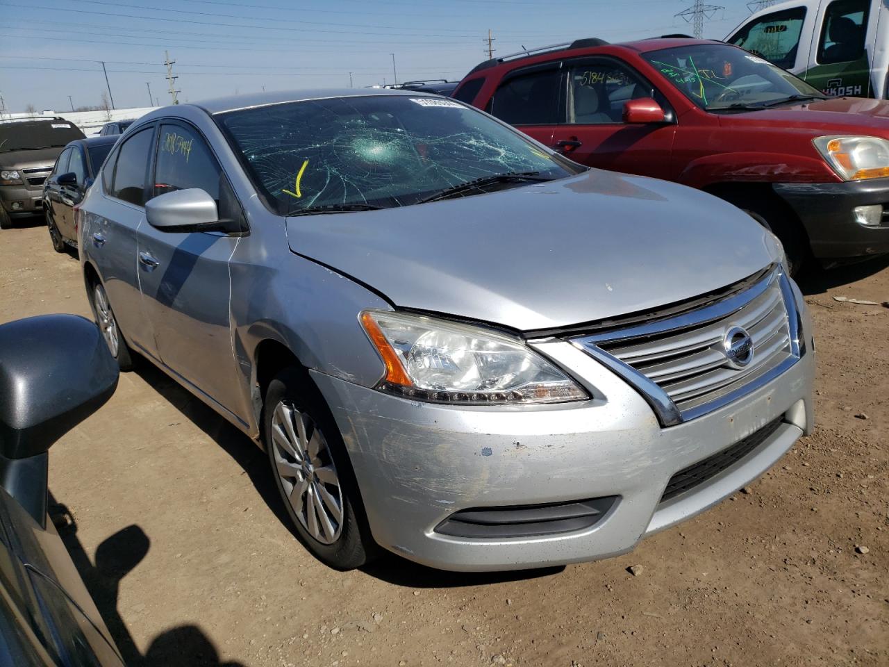 3N1AB7AP4EL660073 2014 Nissan Sentra S