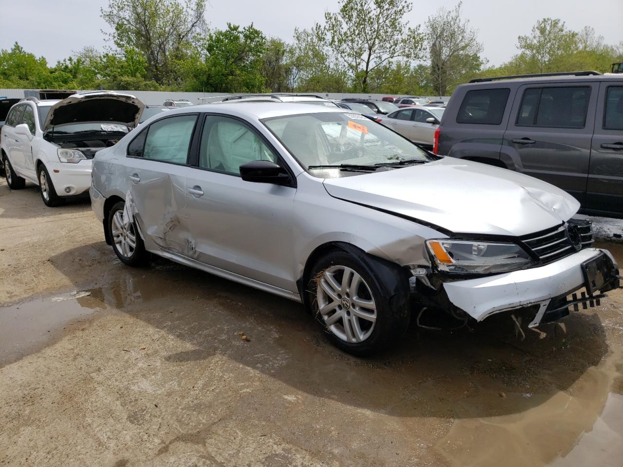 2015 Volkswagen Jetta Base vin: 3VW2K7AJXFM242879