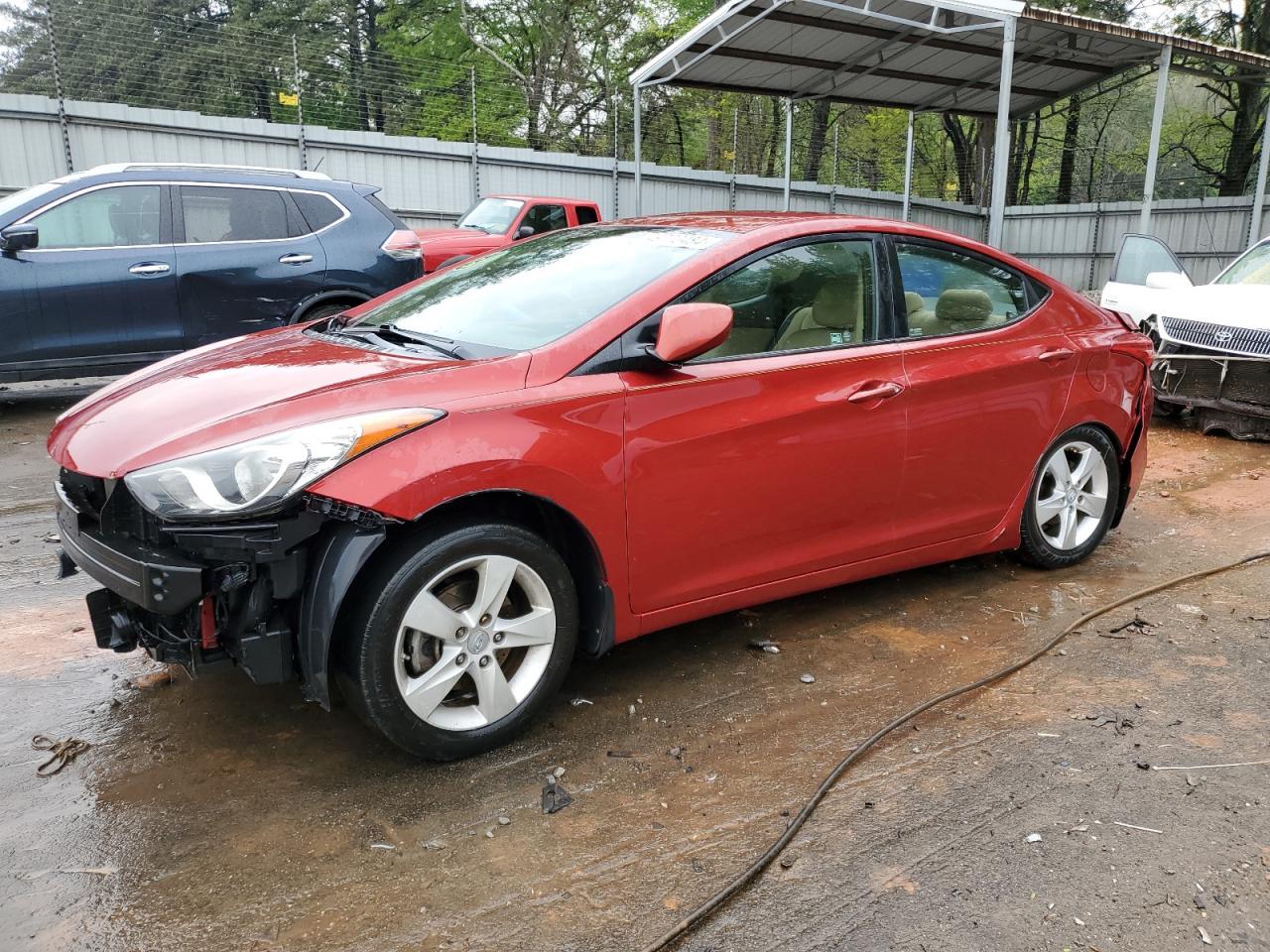 KMHDH4AE8DU735086 2013 Hyundai Elantra Gls