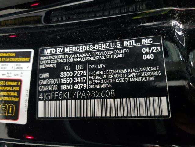 VIN 4JGFF5KE7PA982608 2023 MERCEDES-BENZ GLS-CLASS no.14