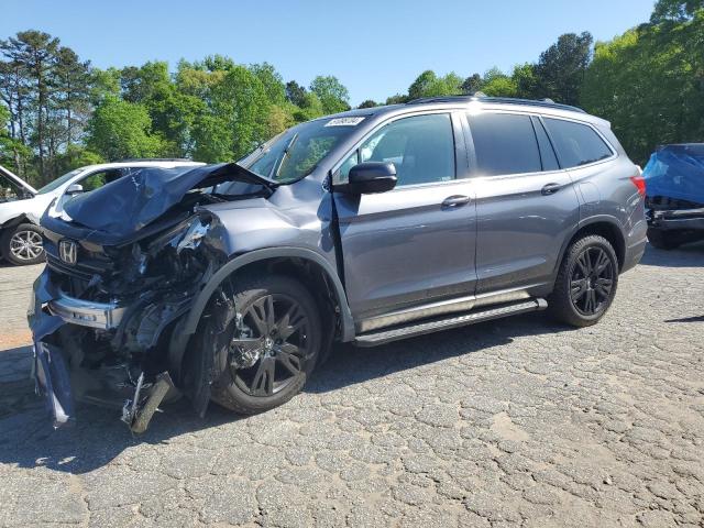 Lot #2468734930 2022 HONDA PILOT SE salvage car