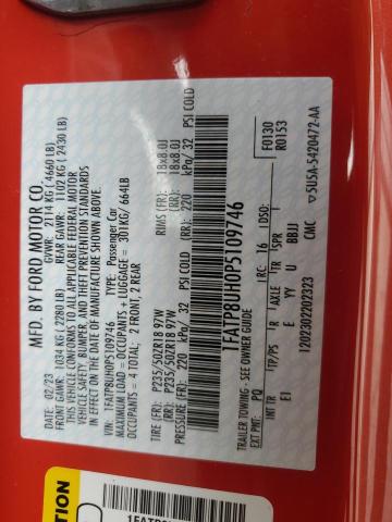 2023 FORD MUSTANG - 1FATP8UH0P5109746
