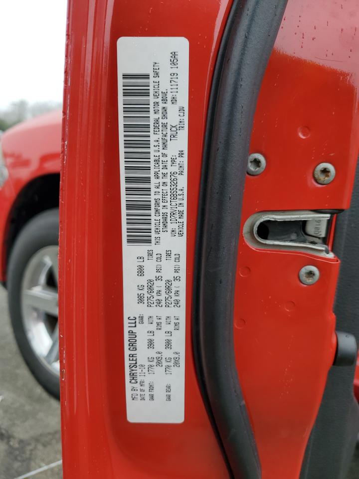 1D7RV1CT6BS532676 2011 Dodge Ram 1500