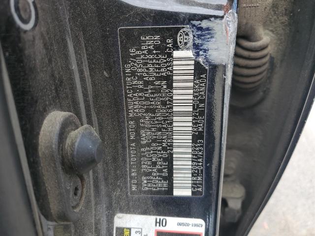2016 TOYOTA COROLLA L - 2T1BURHE1GC617702