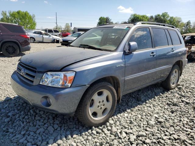 2005 Toyota Highlander Limited VIN: JTEEP21A550090365 Lot: 51060894