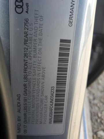 2018 AUDI A6 PREMIUM - WAUG8AFC4JN034233