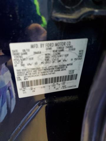 2011 Ford Edge Se VIN: 2FMDK3GC1BBA14743 Lot: 51974504