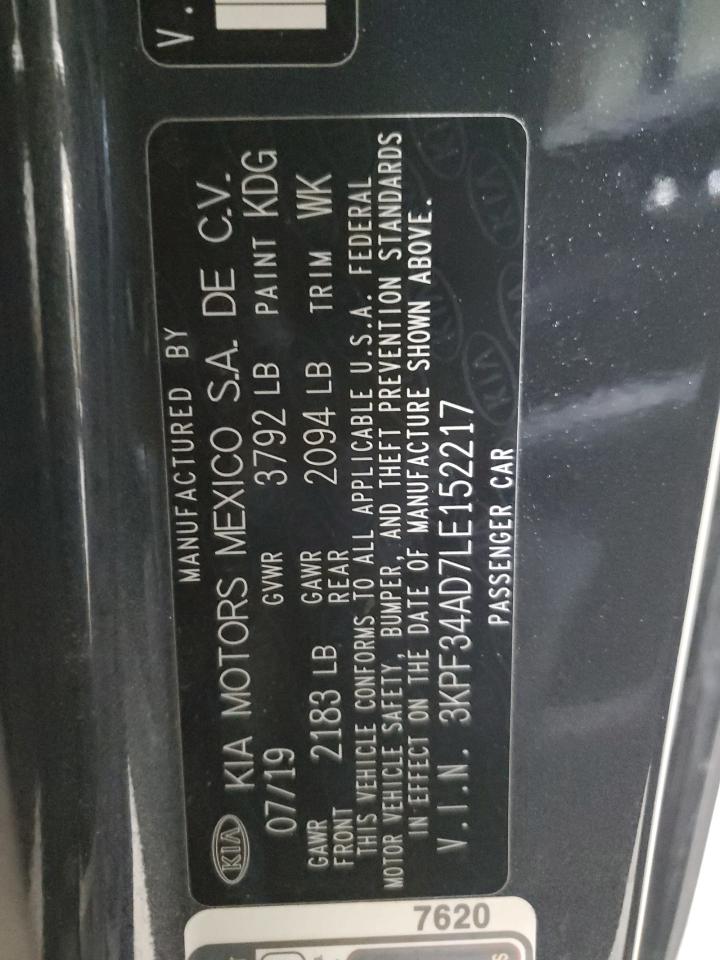 3KPF34AD7LE152217 2020 Kia Forte Gt Line