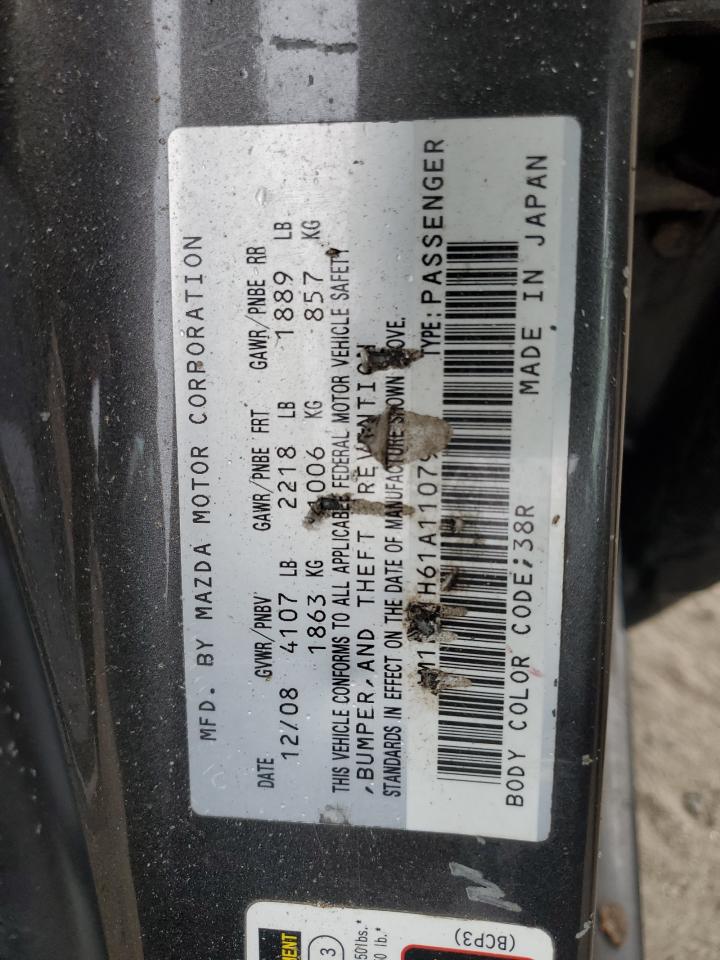 JM1BL1H61A1107942 2010 Mazda 3 S