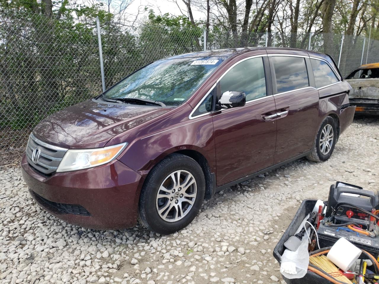 5FNRL5H66CB126437 2012 Honda Odyssey Exl