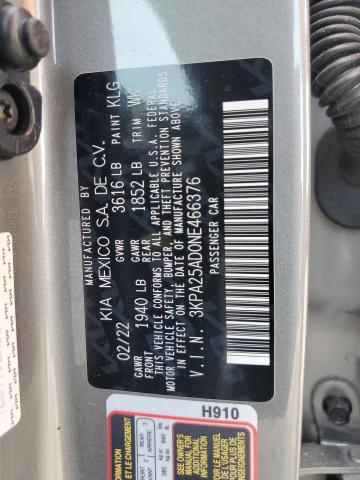 3KPA25AD0NE466376 Kia Rio S 13