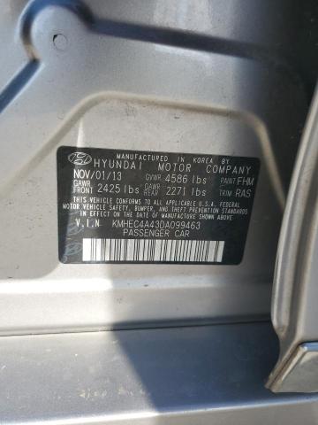 2013 Hyundai Sonata Hybrid VIN: KMHEC4A43DA099463 Lot: 52642084