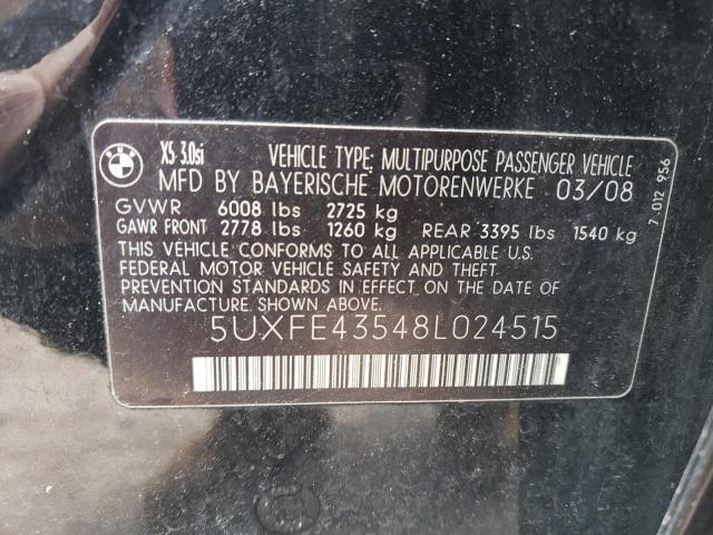 Lot #2493964346 2008 BMW X5 3.0I salvage car