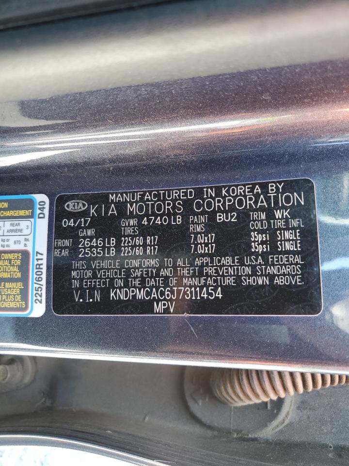 KNDPMCAC6J7311454 2018 Kia Sportage Lx