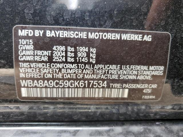 2016 BMW 320 I - WBA8A9C59GK617534