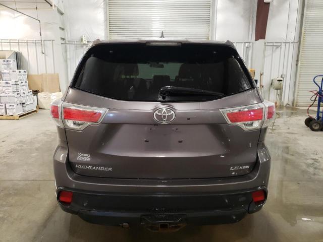 VIN 5TDBKRFHXES015808 2014 Toyota Highlander, LE no.6