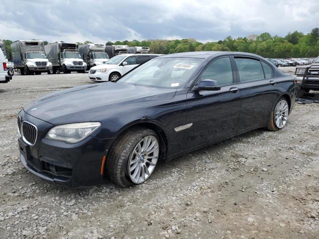 BMW 750 LI 2015 blue  gas WBAYE8C50FD781398 photo #1