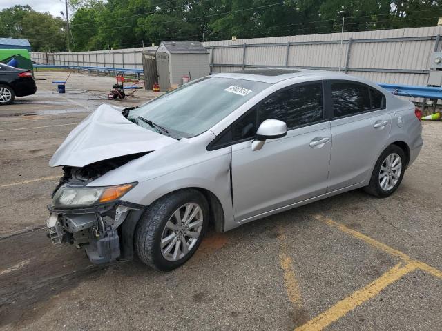 Lot #2485319692 2012 HONDA CIVIC EXL salvage car