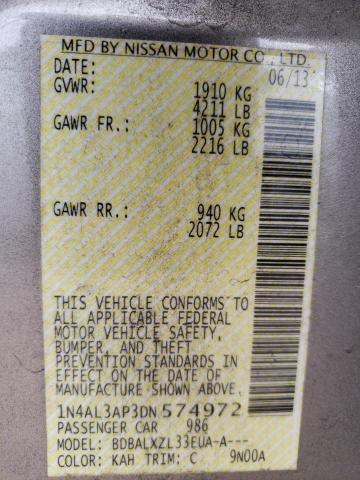 1N4AL3AP3DN574972 2013 Nissan Altima 2.5