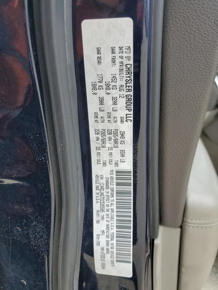 1C4RDJAG7DC535585 2013 Dodge Durango Sxt