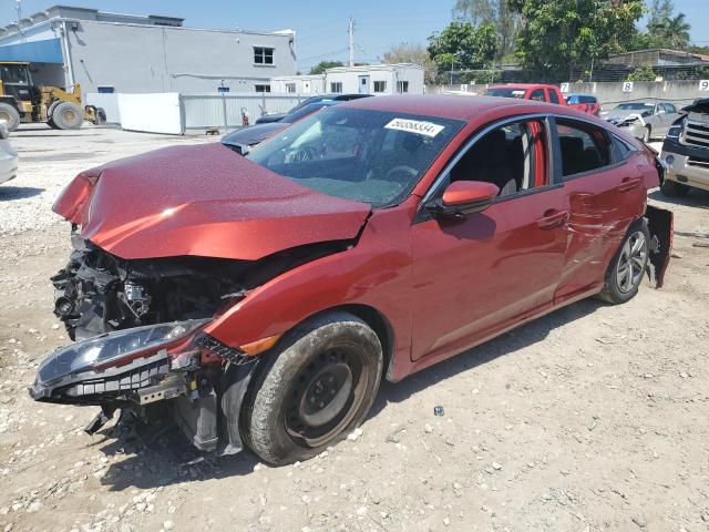 Lot #2533544008 2020 HONDA CIVIC LX salvage car