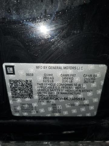 2019 Chevrolet Traverse Lt VIN: 1GNERGKW4KJ305513 Lot: 51349924