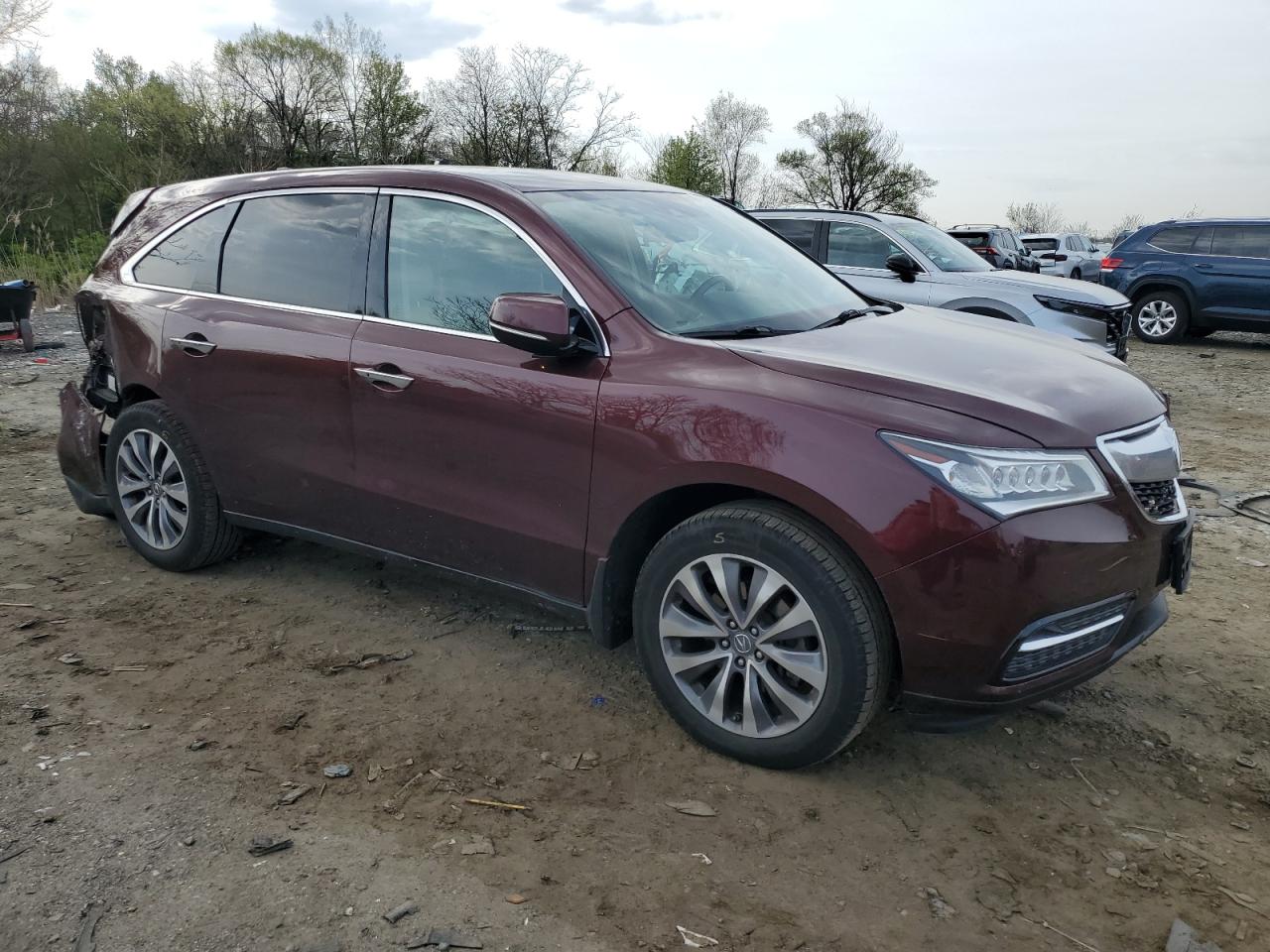 5FRYD4H46EB005460 2014 Acura Mdx Technology